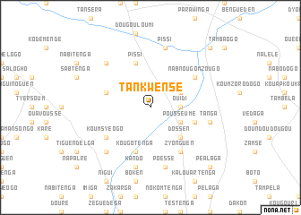 map of Tankwensé