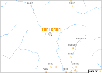 map of Tanlagan