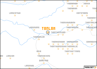 map of Tân Lâm