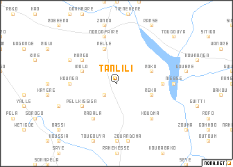 map of Tanlili