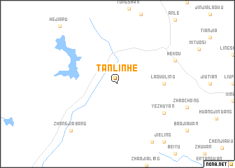 map of Tanlinhe