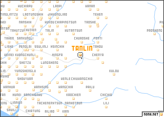 map of Tan-lin