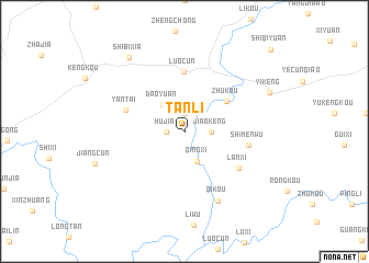 map of Tanli