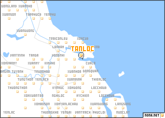 map of Tân Lộc