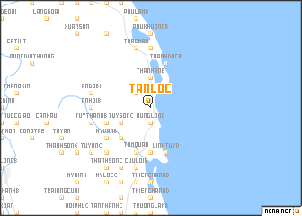 map of Tấn Lộc