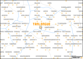 map of Tanlongue