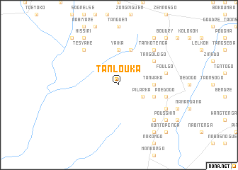 map of Tanlouka