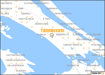 map of Tanmakkeni