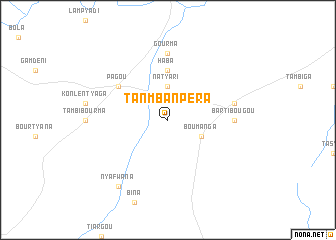 map of Tanmbanpéra