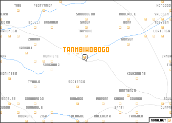 map of Tanmbiwobogo