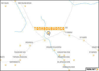 map of Tanmboubwanga