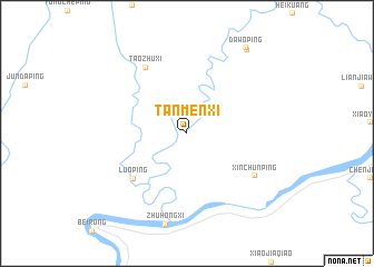 map of Tanmenxi