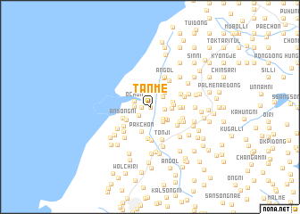 map of Tanme