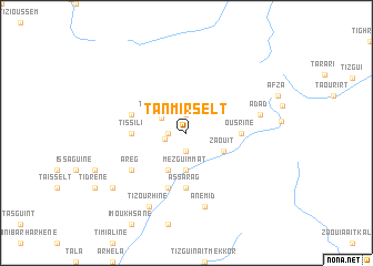 map of Tanmirselt