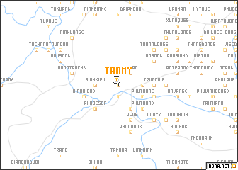map of Tân Mỹ