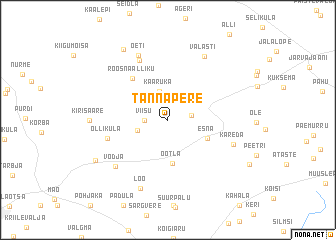 map of Tännapere