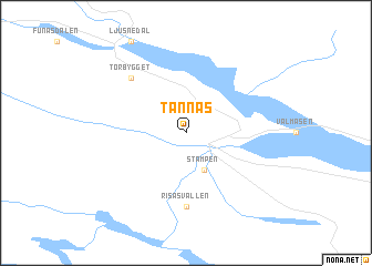 map of Tännäs