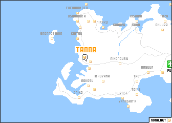 map of Tanna