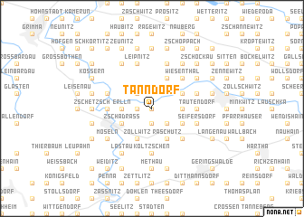 map of Tanndorf