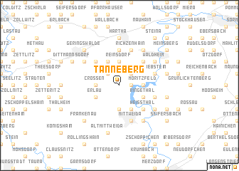 map of Tanneberg