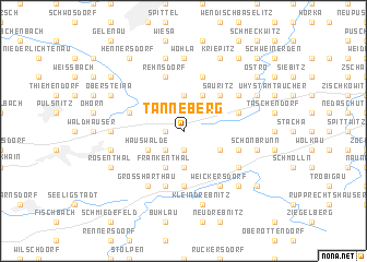 map of Tanneberg