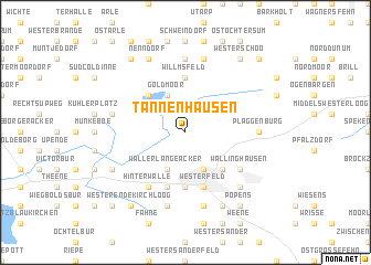 map of Tannenhausen