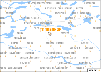 map of Tannenhof