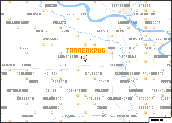 map of Tannenkrug