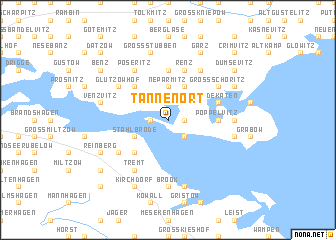 map of Tannenort
