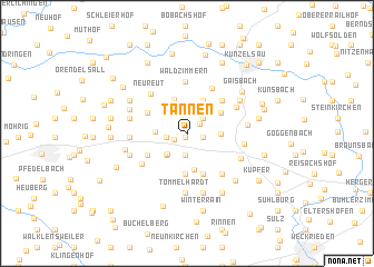 map of Tannen