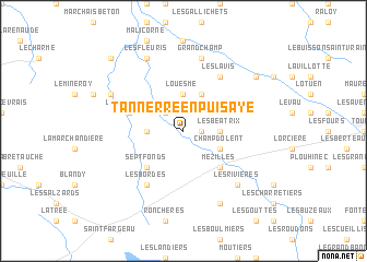 map of Tannerre-en-Puisaye