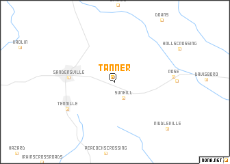 map of Tanner