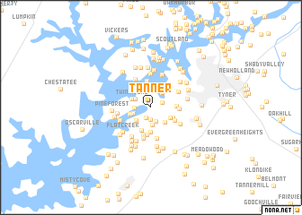 map of Tanner