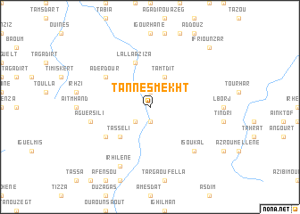 map of Tannesmekht