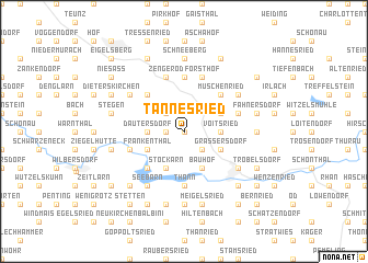 map of Tännesried