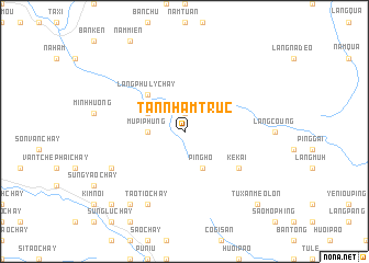 map of Tân Nham Trúc