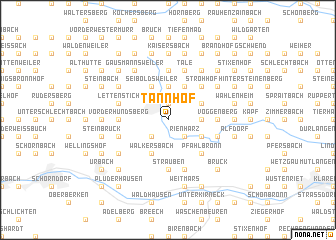 map of Tannhof