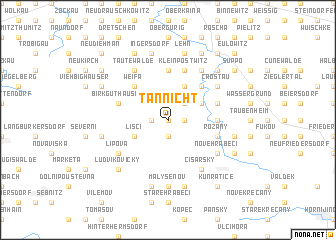 map of Tännicht