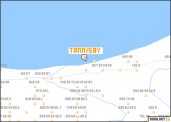 map of Tannisby