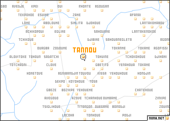 map of Tannou