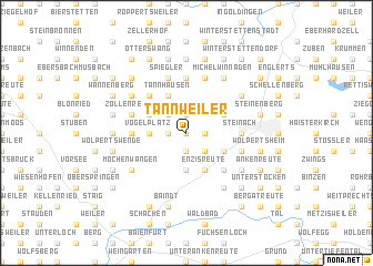 map of Tannweiler