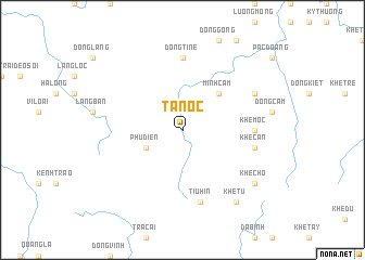 map of Tân Óc