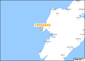 map of Tanohama