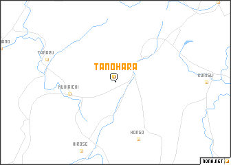 map of Tanohara