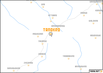 map of Tanokro