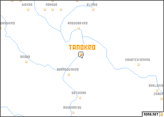 map of Tanokro