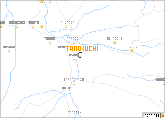 map of Tanokuchi