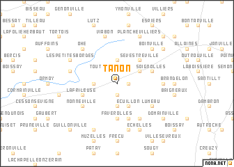 map of Tanon