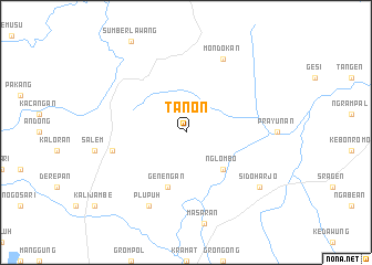 map of Tanon