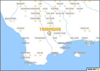 map of Tanopousa